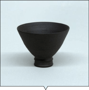 sake cup with foot ring